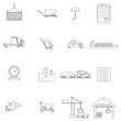 © ylivdesign - Warehouse management icons set