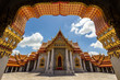Beautiful Thai Temple Wat Benjamaborphit, Bangkok, Thailand