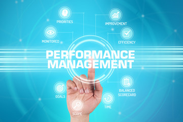 PERFORMANCE MANAGEMENT TECHNOLOGY COMMUNICATION FUTURISTIC CONCE