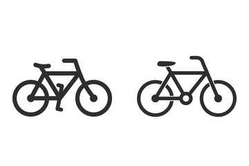 Wall Mural - Bicycle - vector icon.