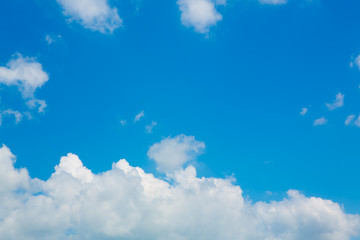 Wall Mural - clouds in the blue sky