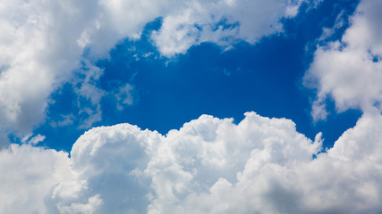 Wall Mural - clouds in the blue sky