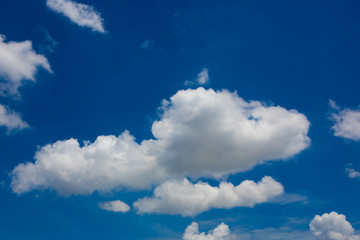Wall Mural - clouds in the blue sky