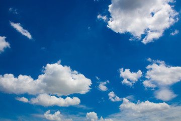 Wall Mural - clouds in the blue sky
