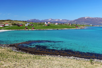 Sticker - Coast of Lofoten islands, Norway