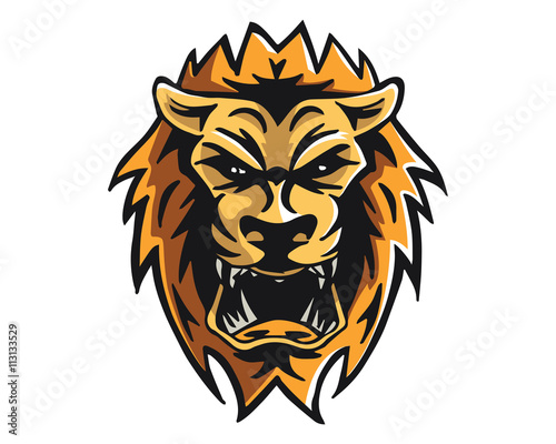 Leadership Animal Logo King Of The Jungle Character Stock Vector Adobe Stock