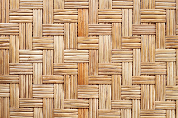 Poster - Woven rattan mat for pattern and background
