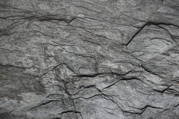Poster - Hard black stone background
