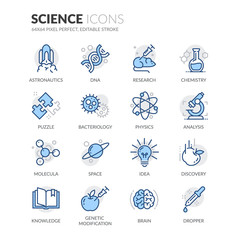 line science icons