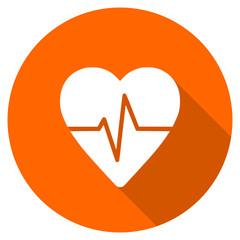Poster - Flat dedisng round  vector pulse web icon