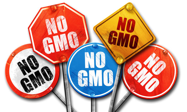 no gmo, 3D rendering, street signs