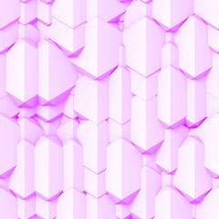 Wall Mural - seamless background made of purple polygonal shape