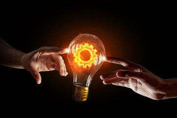 Wall Mural - concept of electric energy