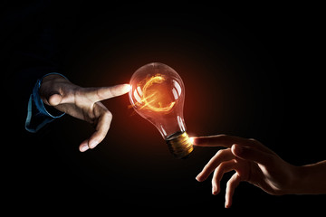 Wall Mural - concept of electric energy