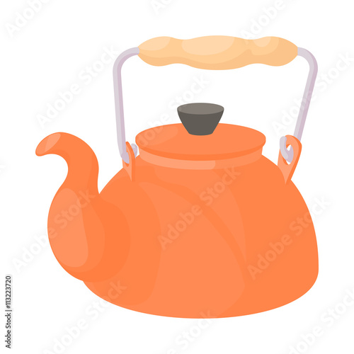 Kettle icon in cartoon style - Acquista questo vettoriale stock ed