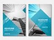 Vector design for Annual Report cover. Business booklet brochure flyer.