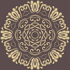 Wall Mural - Oriental Abstract Vector Pattern