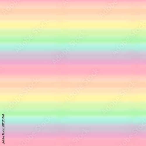 Cotton fabric cute colorful pastel watercolor rainbow seamless pattern background illustration