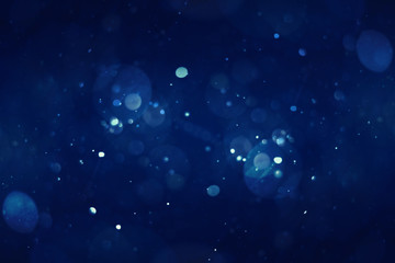 abstract blue bokeh background
