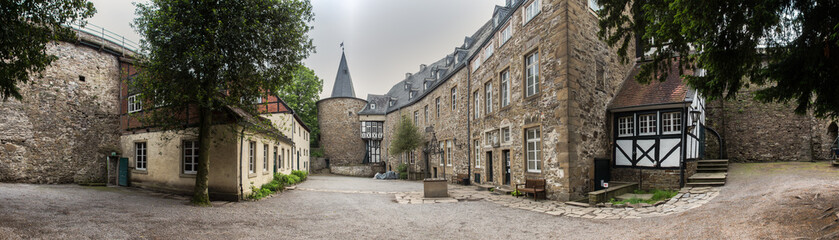 Canvas Print - castle hohenlimburg high definition panorama