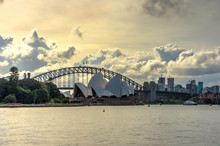 Sydney Opera And Harbour Bridge At Daytime