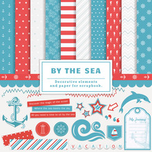 By The Sea - Scrapbooking Kit.