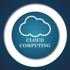 Wall Mural - Cloud computing icon