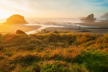 Sunrise At Oregon Coast