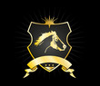horse shield gold