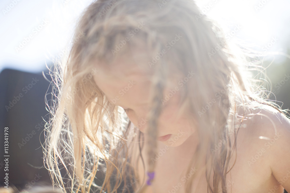 little girls topless