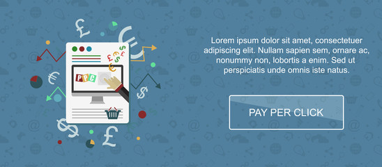 Poster - Pay per click website banner.