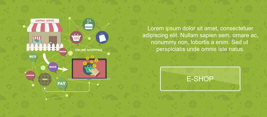 Poster - E-shop website banner.