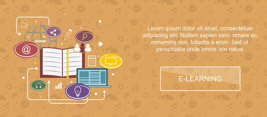 Poster - E-learning website banner.