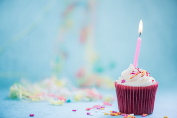 birthday cupcake background