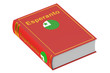 Esperanto language textbook, 3D rendering