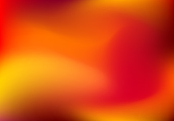 Poster - Abstract blur gradient background with trend red, orange, yellow and maroon colors for deign concepts, wallpapers, web, presentations and prints. Vector illustration.
