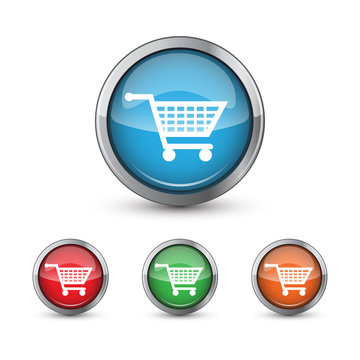 button vector icons cart