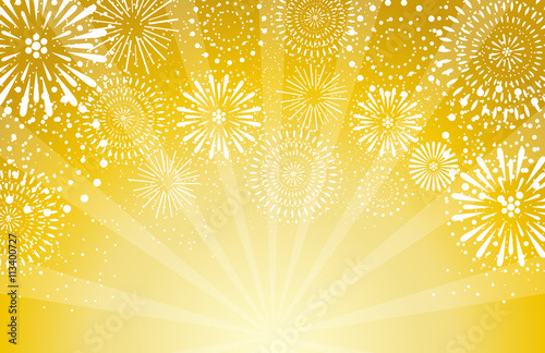 花火 ゴールド背景 Stock Vector Adobe Stock 花火 ゴールド背景 Stock Vector Adobe Stock