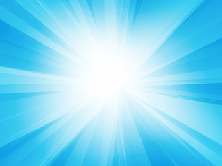 blue white ray background