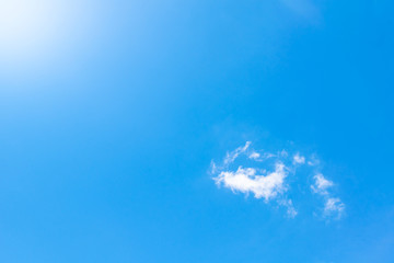 Wall Mural - clear blue sky background for backdrop summer design