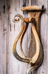 Canvas Print - old doorknocker