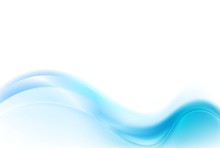 Abstract Blue White Wavy Background