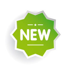 Poster - New sticker green