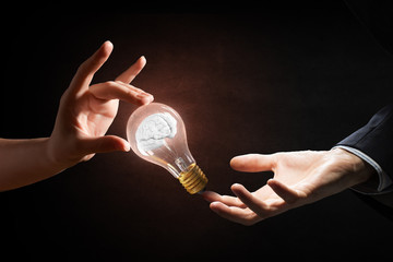 Wall Mural - concept of electric energy