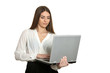 © aletia2011 - Beautiful woman with laptop