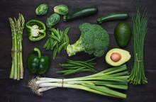 Fresh Green Organic Vegetables