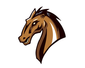 Wall Mural - Leadership Animal Logo - Wild Horse Character