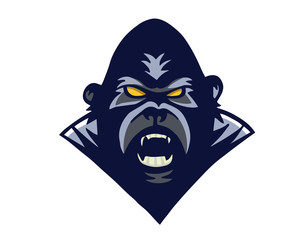 Sticker - alphaship Animal Logo - Strong King Kong Character