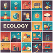 © Boyko.Pictures - Ecology - modern flat design isquare icons