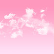 Pink sky Valentine and cloudy